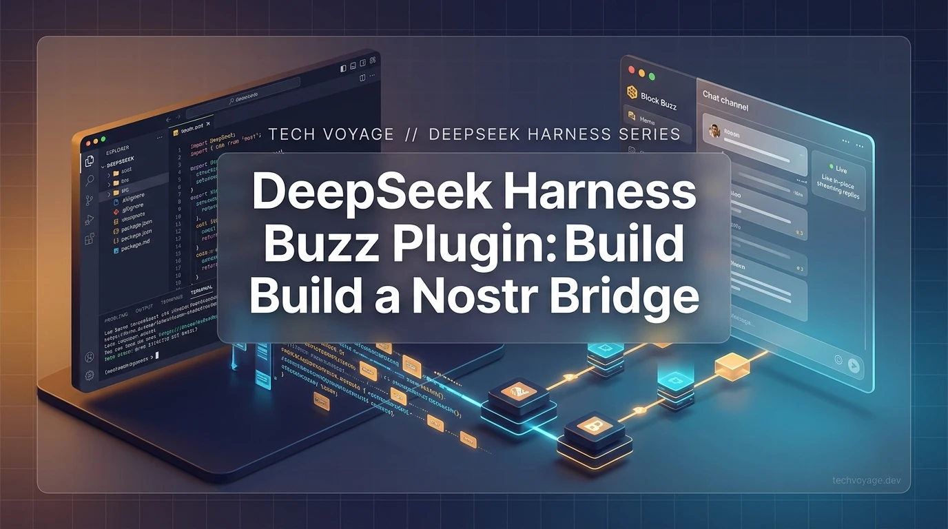 Bringing Buzz to DeepSeek Harness: Taught to Speak Nostr