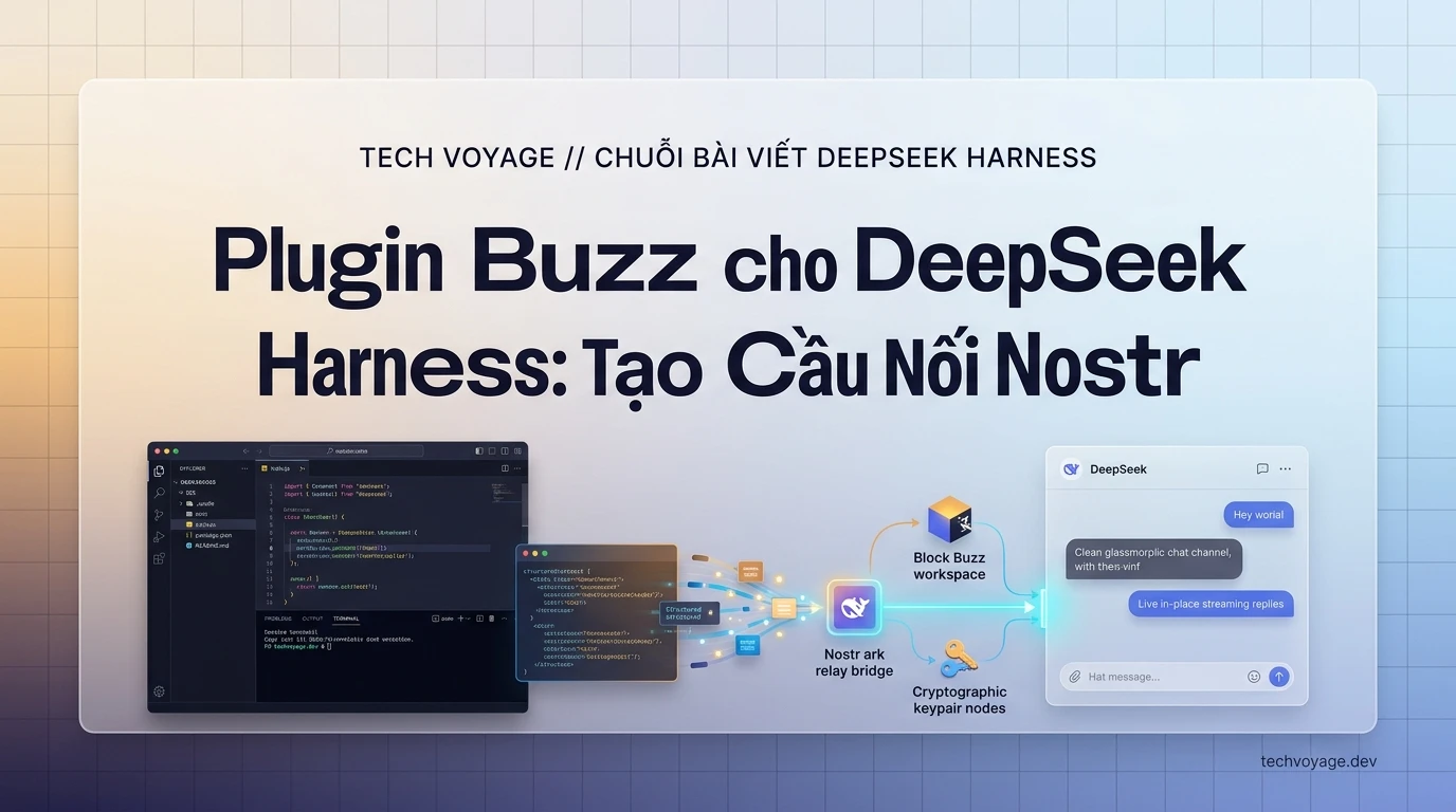为 DeepSeek Harness 接入 Buzz 协作平台：构建自托管 Nostr 消息网关的完整实践