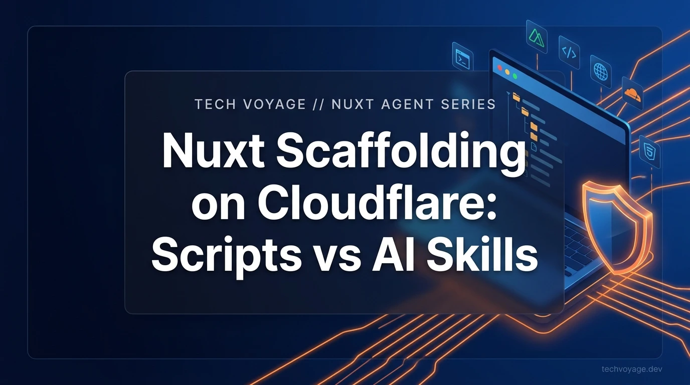 How AI Agent Skills Replace Nuxt App Scaffolding Scripts