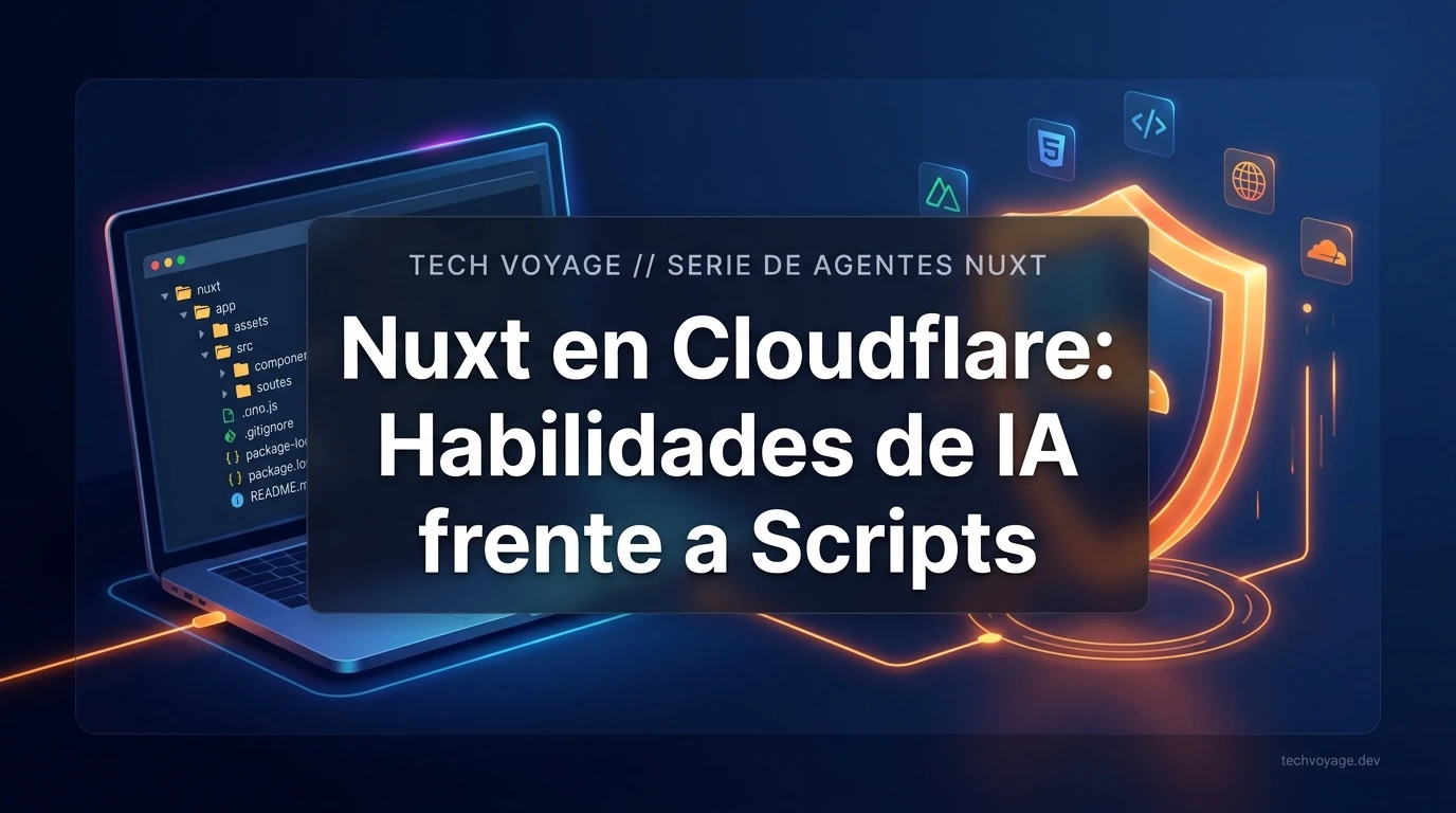 Cómo las habilidades de IA reemplazan scripts de Nuxt