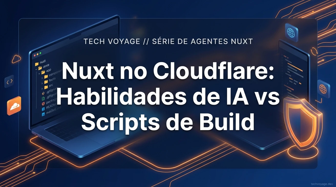 Como habilidades de agentes de IA substituem scripts Nuxt
