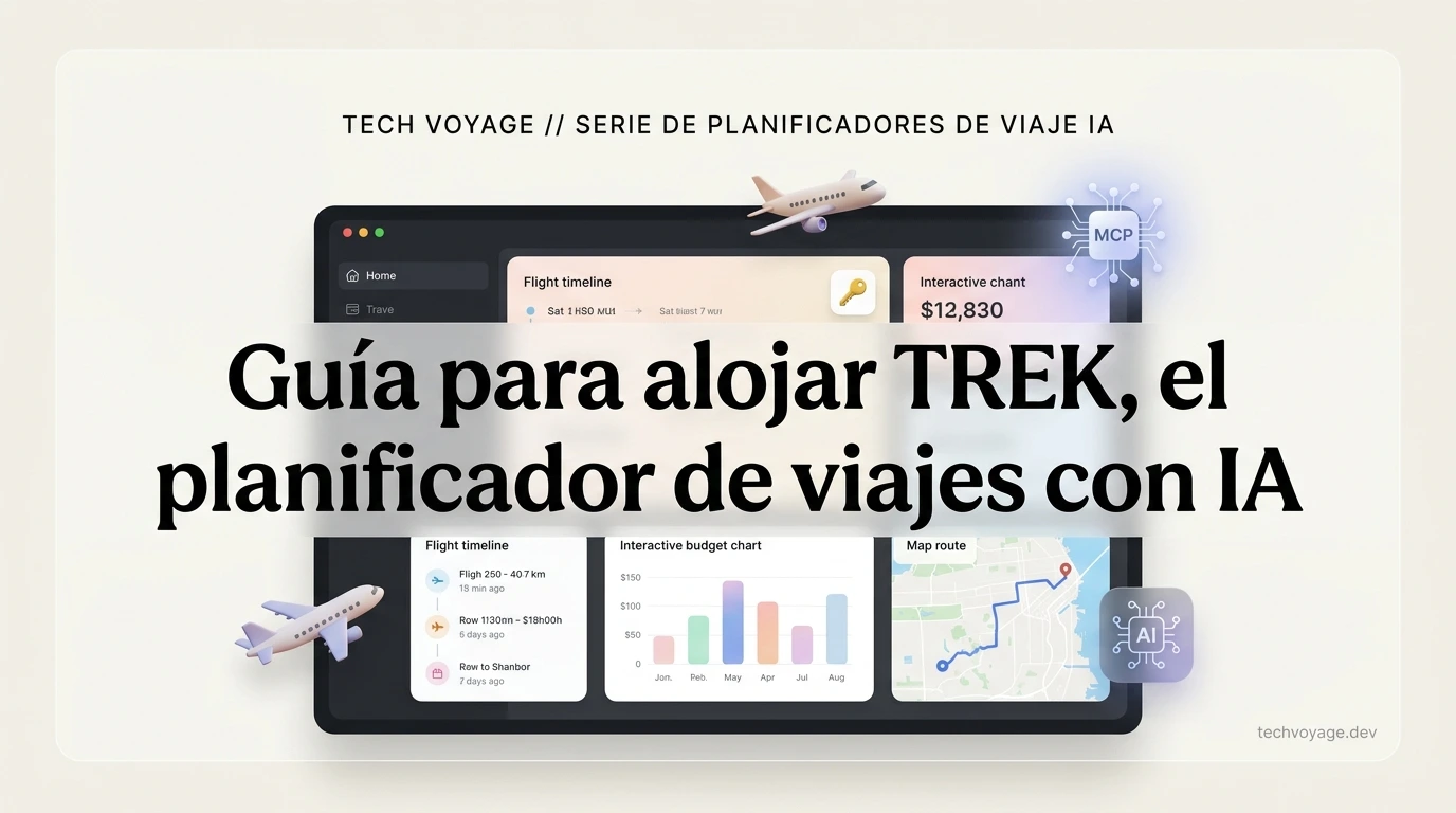 Aloja tus propios itinerarios de viaje con TREK y Docker