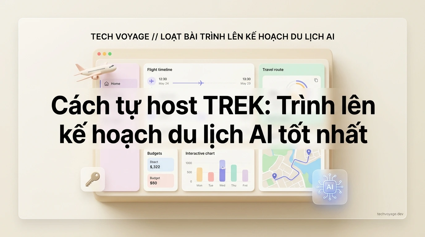Tự host kế hoạch du lịch của bạn với TREK và Docker