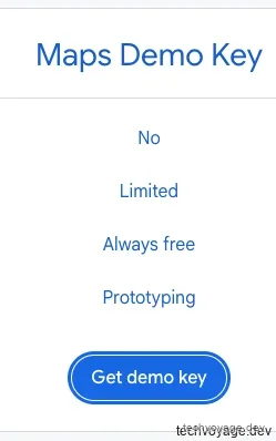 Requesting Google Maps Platform API key