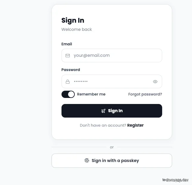 Creating a regular user account in TREK panel