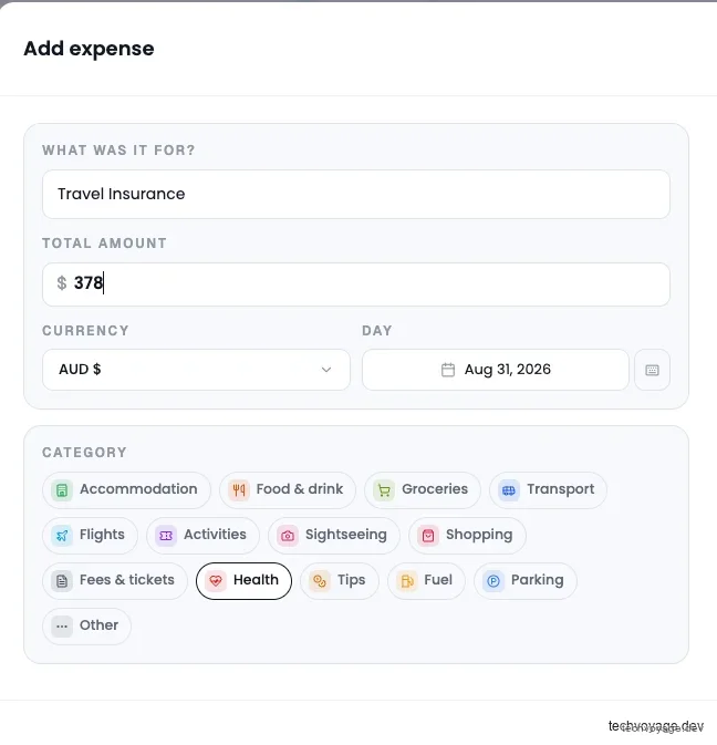 Split bill breakdown and cost tracking ledger