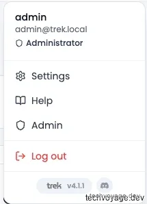 Initial login and admin password reset prompt