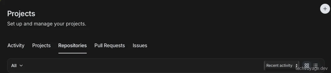 Adding new developer projects using the plus icon in Buzz desktop client
