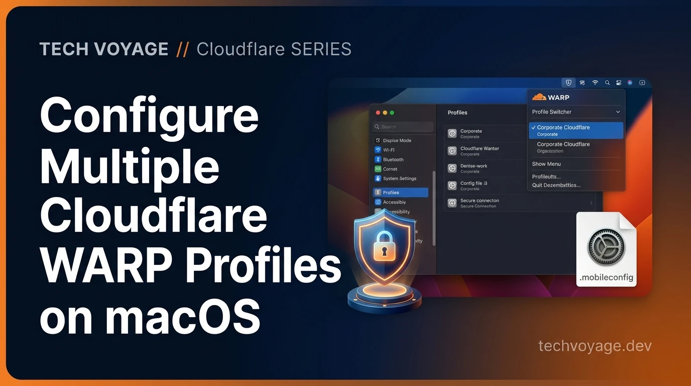 Switch Between Multiple Cloudflare WARP Orgs on Mac