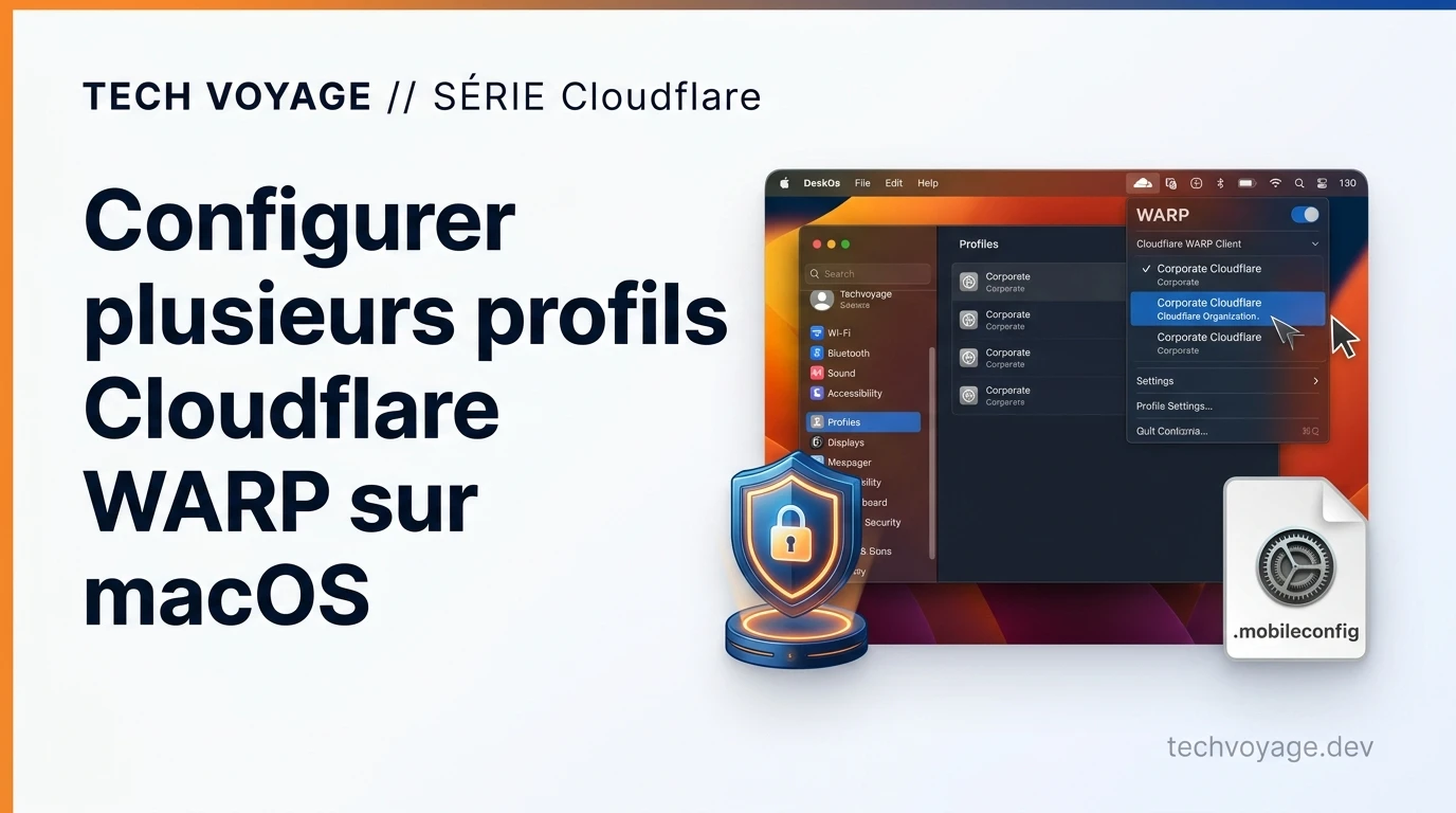Basculer entre plusieurs profils Cloudflare WARP sur macOS