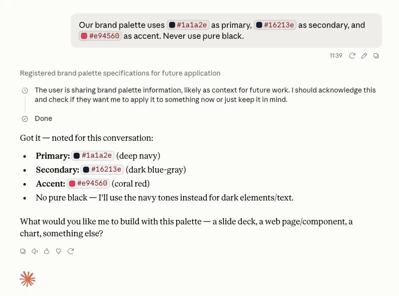 First test in Claude Desktop without the Second Brain memory layer active